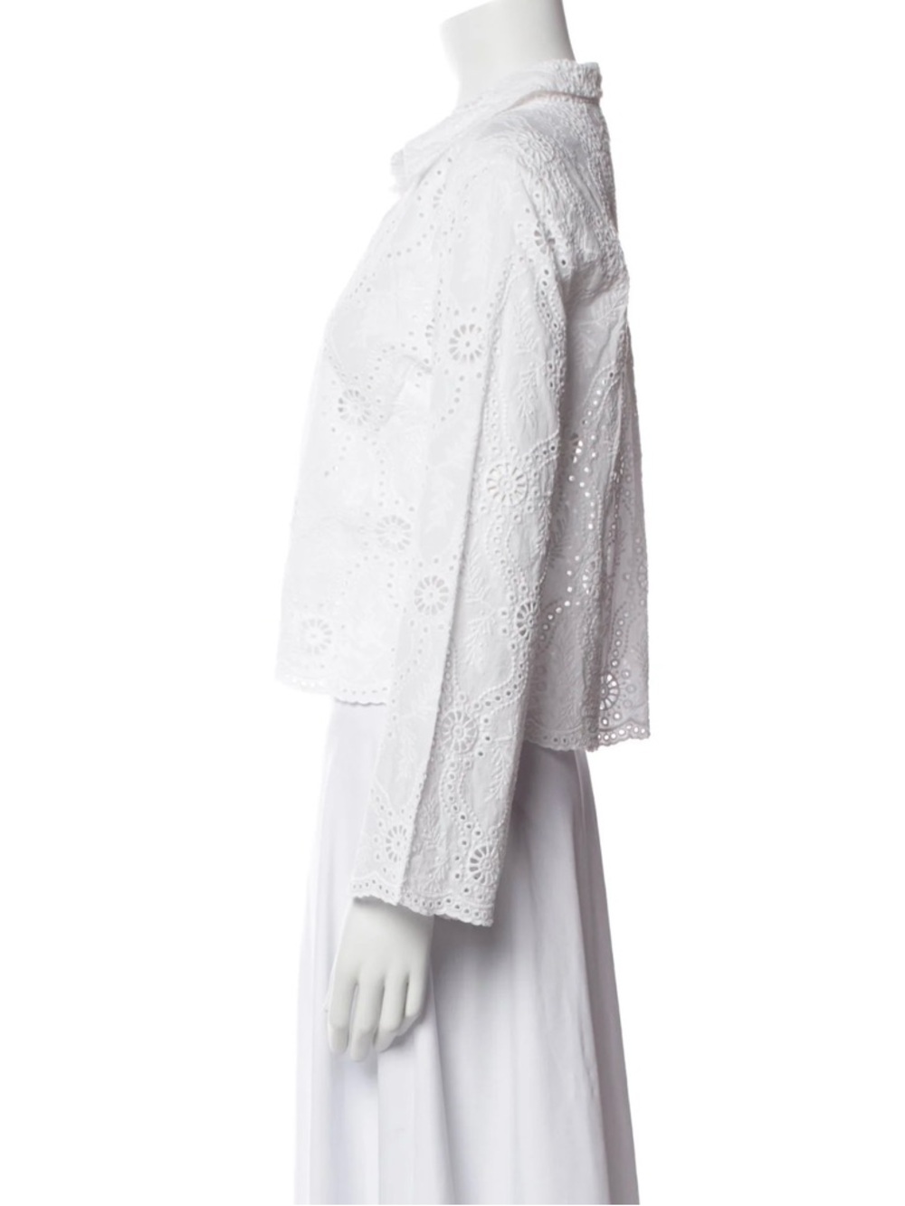 Hill House The Celia Top - White Trellis Broderie - Picture 6 of 12